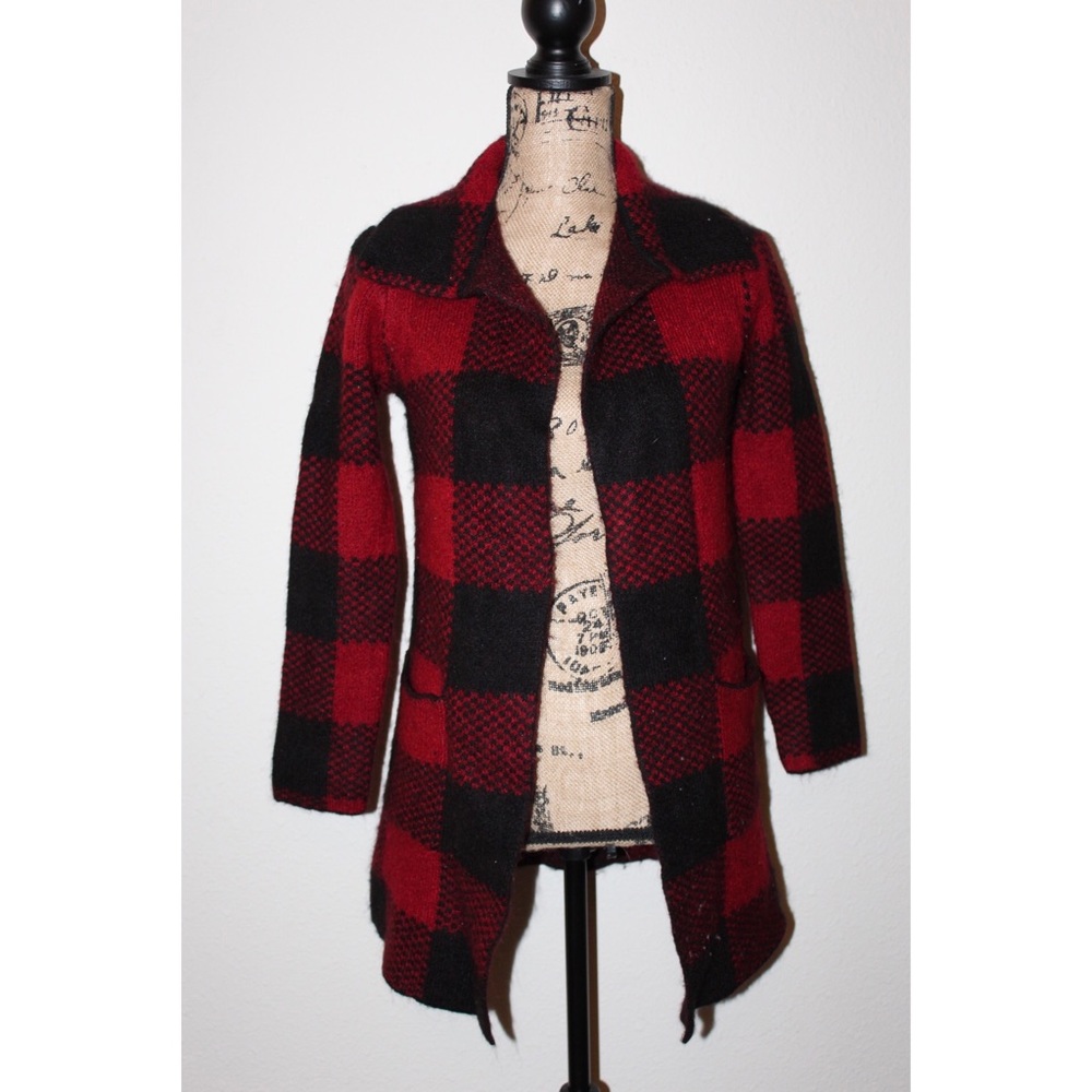 Plaid Cardigan
